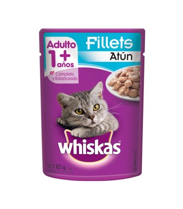 WHISKAS POUCHE ATUN ADULTO DOYPACK 85 GRAMOS