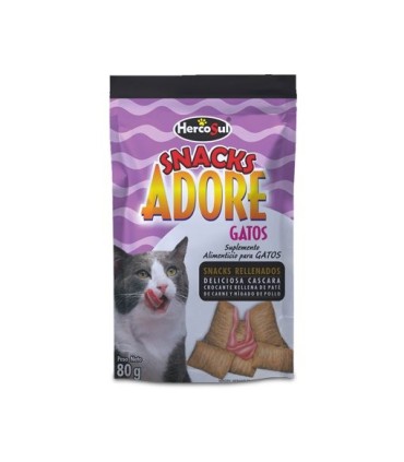 SNACK ADORE GATOS ADULTOS BLx80GR