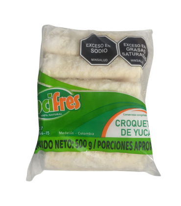 CROQUETAS DE YUCA TROCIFRES PAQx500 GRAMOSA
