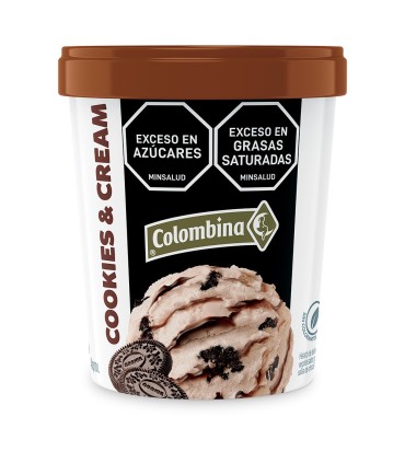 HELADO COLOMBINA COOKIESx300 GRAMOSxUND