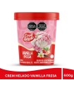 HELADO CREMHELADO VLLA FRESA VS1 LITROx600GR