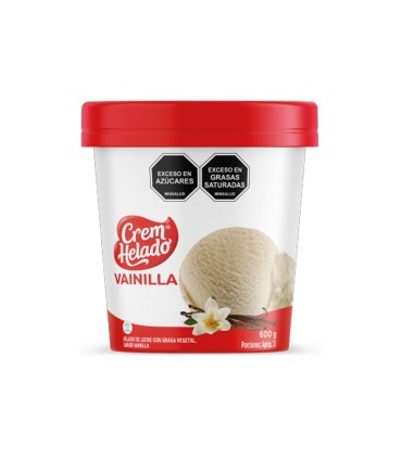 HELADO CREMHELADO VLLA VS 1 LITROx600GxUN