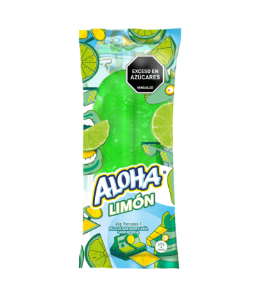 PALETA ALOHA LIMONx65 GRAMOS