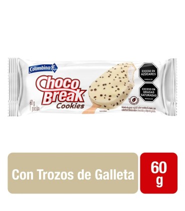 PALETA COLOMBINA CHOCOBREAK COOKIESx60GR