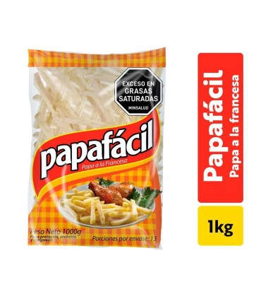 PAPAS A LA FRANCESA PAPA FACIL  BOLSA 1000 GRAMOS
