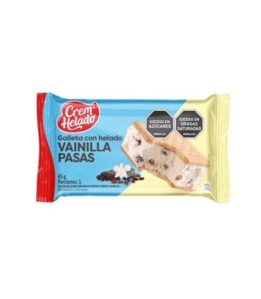 GALLETA CREM HELADO VLL PASASx65 GRAMOS