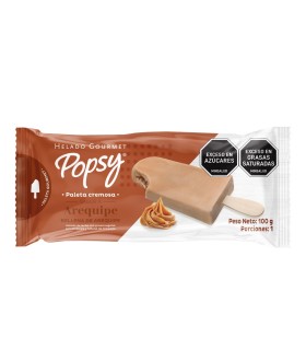 PALETA POPSY CREMOSA AREQUIPEx110 GRAMOSxUND