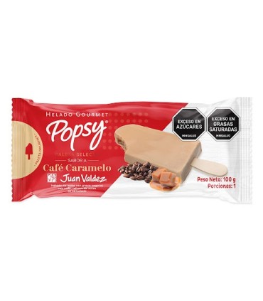 PALETA POPSY SELECTA CAFE CARAMELOx110 GRAMOS