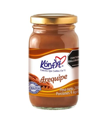 AREQUIPE KONFYT  FRASCO 280 GRAMOS