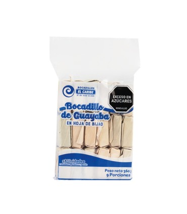 BOCADILLO CARIBE EN HOJA DE BIJAOx18 UNIDAD
