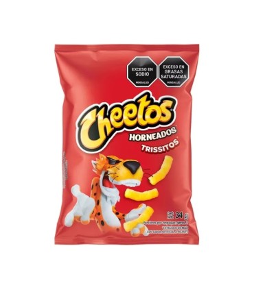 CHEETOS TRISSITOS PICANTE FLIA  BOLSA 34 GRAMOSxUN
