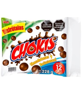 CHOKIS PQT228 GRAMOSx12 UNIDAD