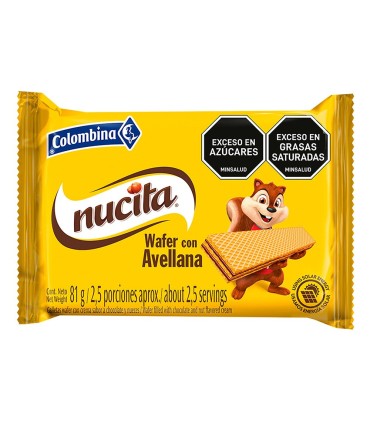 GALLETA NUCITA AVELLANAx81 GRAMOS