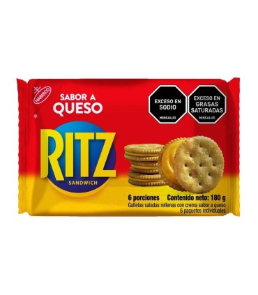 GALLETA RITZ QUESO NABISCO PQ240 GRAMOSx6 UNIDAD