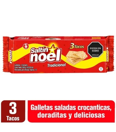 GALLETA SALTIN NOEL 3TCx300 GRAMOS