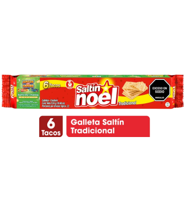 GALLETA SALTIN NOEL 6TCx524 GRAMOS