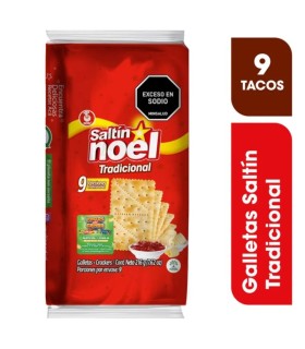 GALLETA SALTIN NOEL INDIV.PQx9 UNIDAD