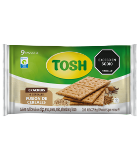 GALLETA TOSH FUSION CEREAL FIT PQ229,5 GRAMOS