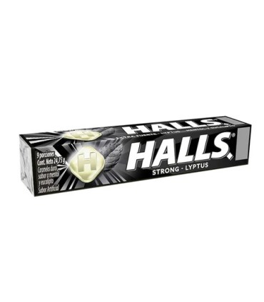 HALLS EXTRAFUERTE NEGRO BARRA X9 PAST
