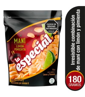 MANI LA ESPECIAL CERVECERO DOYPACK 180 GRAMOS