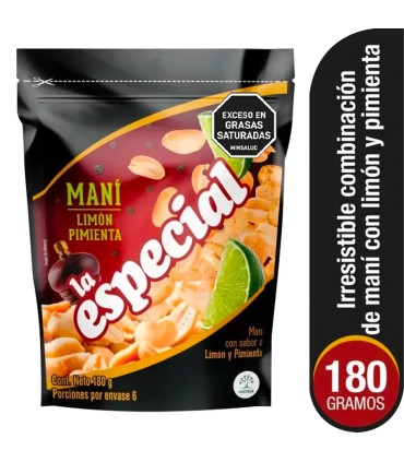 MANI LA ESPECIAL CERVECERO DOYPACK 180 GRAMOS