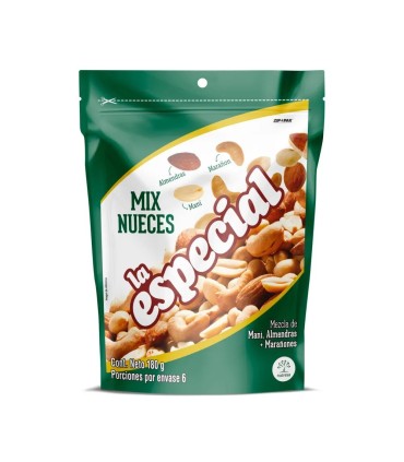 MANI LA ESPECIAL NUECES ALMEND  BOLSA 180G