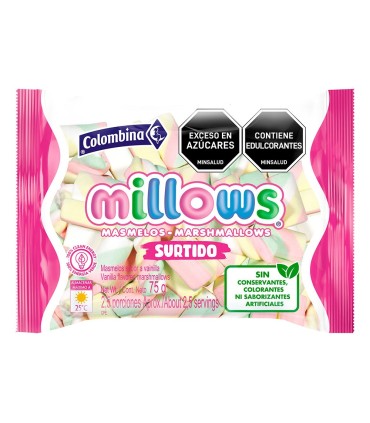 MASMELO MILLOWS SURTIDO  BOLSA 35G