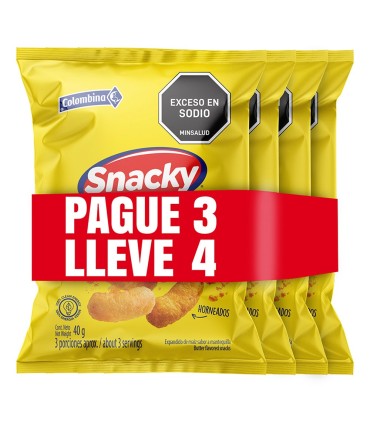 OFERTA SNACKY SALADITOS  BOLSA 40 GRAMOS PG3LL4
