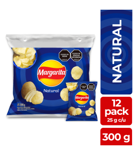 PAPA MARGARITA NATURAL PQ300Gx12 UNIDAD