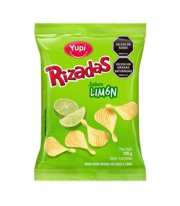 PAPAS RIZADAS LIMONx105 GRAMOS