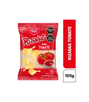 PAPAS RIZADAS TOMATE BOLSA 105 GRAMOS