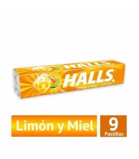 HALLS LIMON MIEL BARRA X9 PASTILLAS