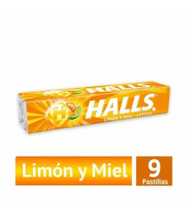 HALLS LIMON MIEL BARRA X9 PASTILLAS