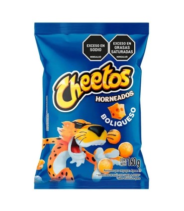 CHEETOS BOLIQUESO BOLSA 160 GRAMOSxUND