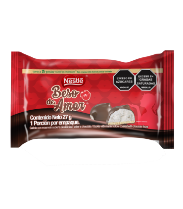 CHOCOLATE BESO DE AMOR NESTLEx27 GRAMOS