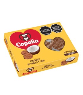 COCADAS COPELIA PANELA Y COCO x 6u