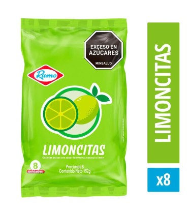 GALLETA RAMO LIMONCITAS PQ8 UNIDADx152 GRAMOS