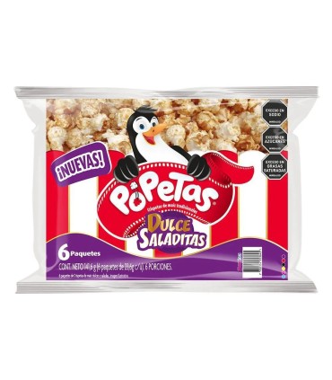 POPETAS DULCE SALADITA SEXTA PQx145,8 GRAMOS