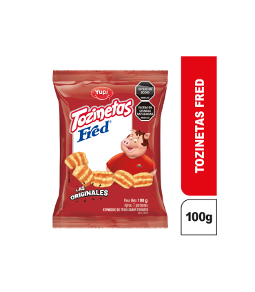 TOZINETAS FRED YUPI BOLSA 100GR