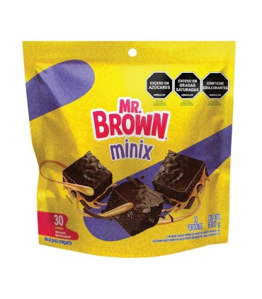 BROWNIE BIMBO MR BROWN MINIX  BOLSA 302 GRAMOS