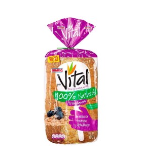 PAN TAJADO BIMBO VITAL ARANDANOS X 500GR