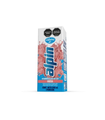 LECHE ALPIN FRESA X 200ML