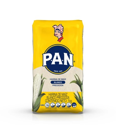 HARINA PAN MAIZ BLANCO BOLSA 1KG