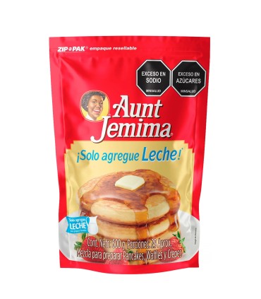 PANCAKES AUNT JEMIMA LECHE ZIPERx600G