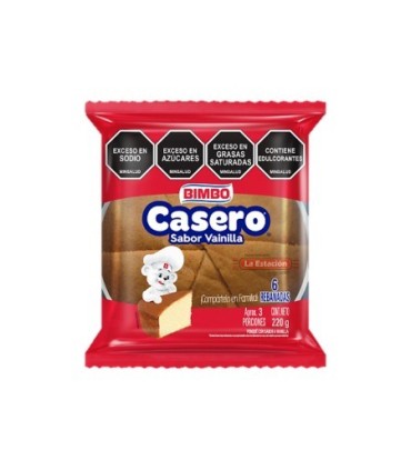 PONQUE BIMBO CASERO x22OGR VAINILLA