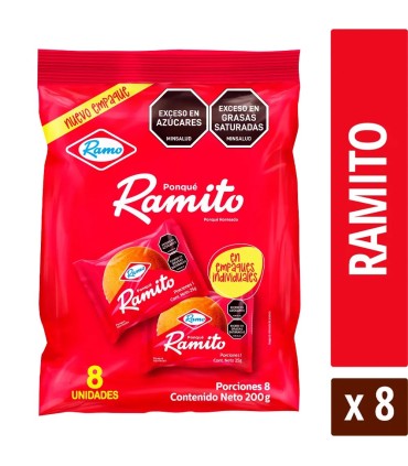 PONQUE RAMITO PQ8 UNIDADx200 GRAMOS