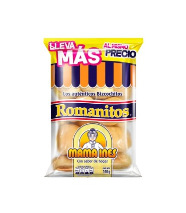 ROMANITOS MAMA INES PAQUETE140GRAMOS X UNIDAD