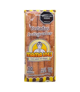 TOSTADA INTEGRAL MAMA INES PQ115 GRAMOS