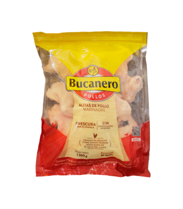 ALAS DE POLLO MARINADAS BUCANERO X 1300 GRAMOS