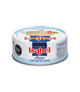 ATUN ISABEL LOMITOS EN AGUA LATA 142 GRAMOS